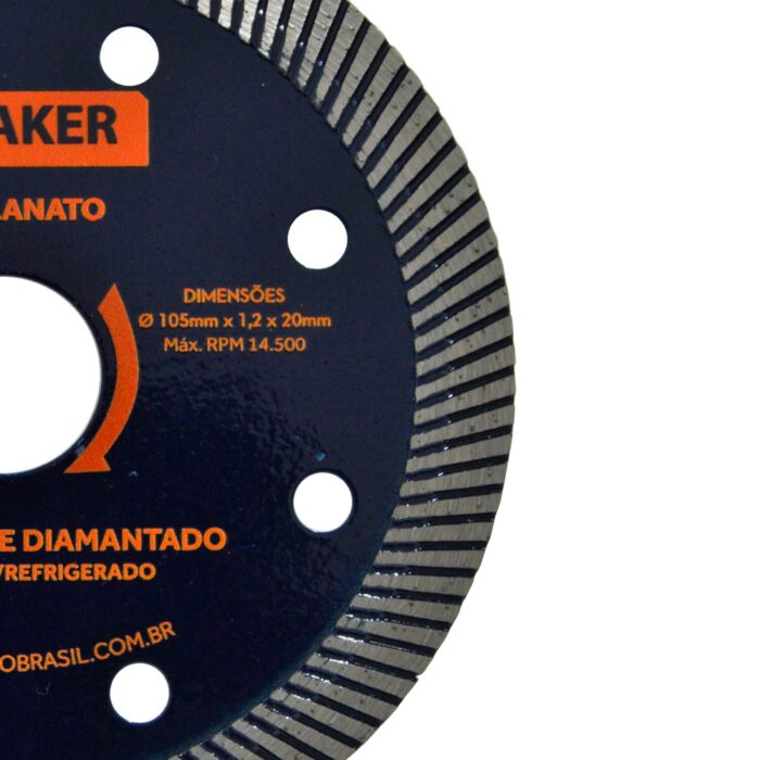 Disco de Corte Diamantado Porcelanato - 105x1,2x20 mm - Image 3
