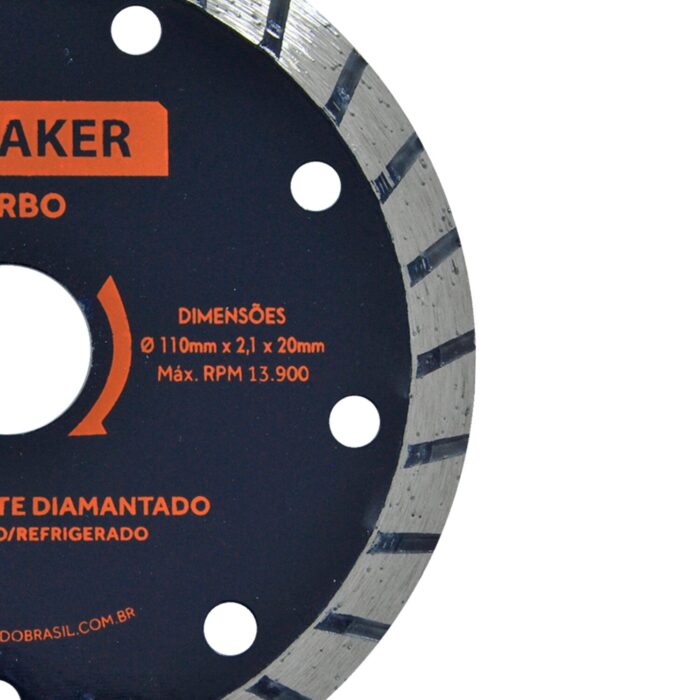 Disco de Corte Diamantado Turbo - 110x2,1x20 mm - Image 3
