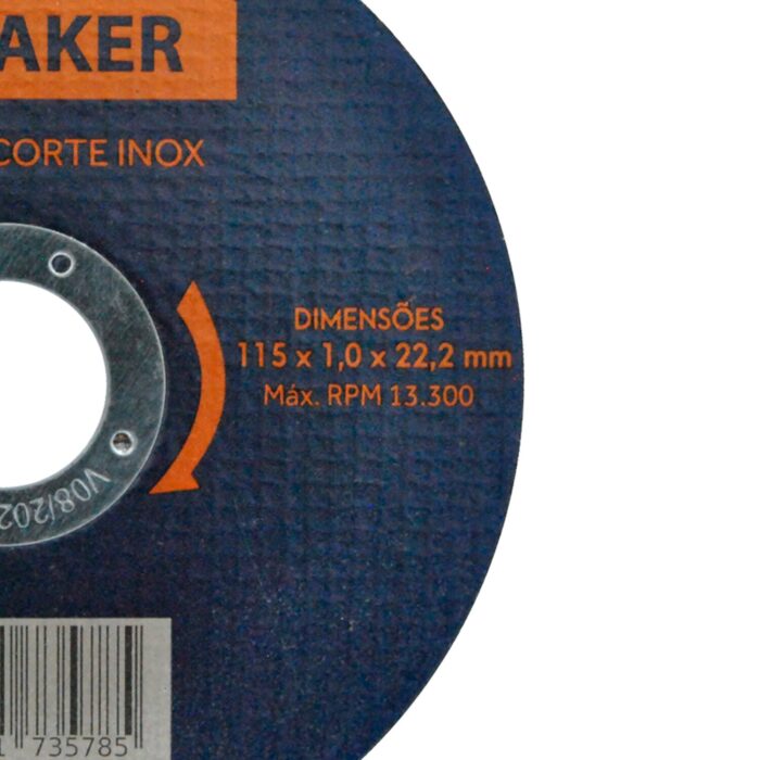 Disco de Corte Inox - 115x1x22,2 - Image 3