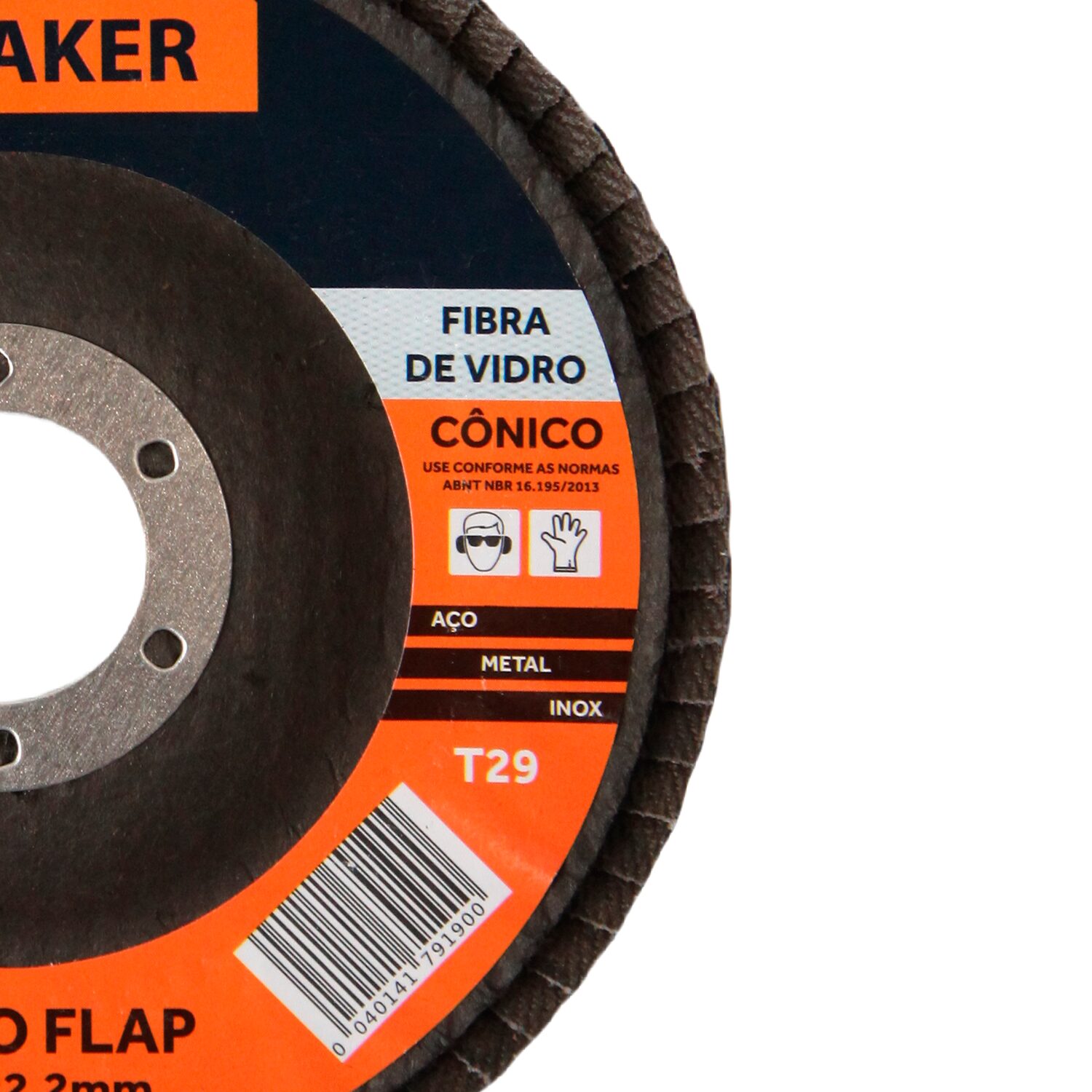 Disco Flap Cônico de Óx. de Alumínio – 115x22,2mm AF 80 - Imagem 3