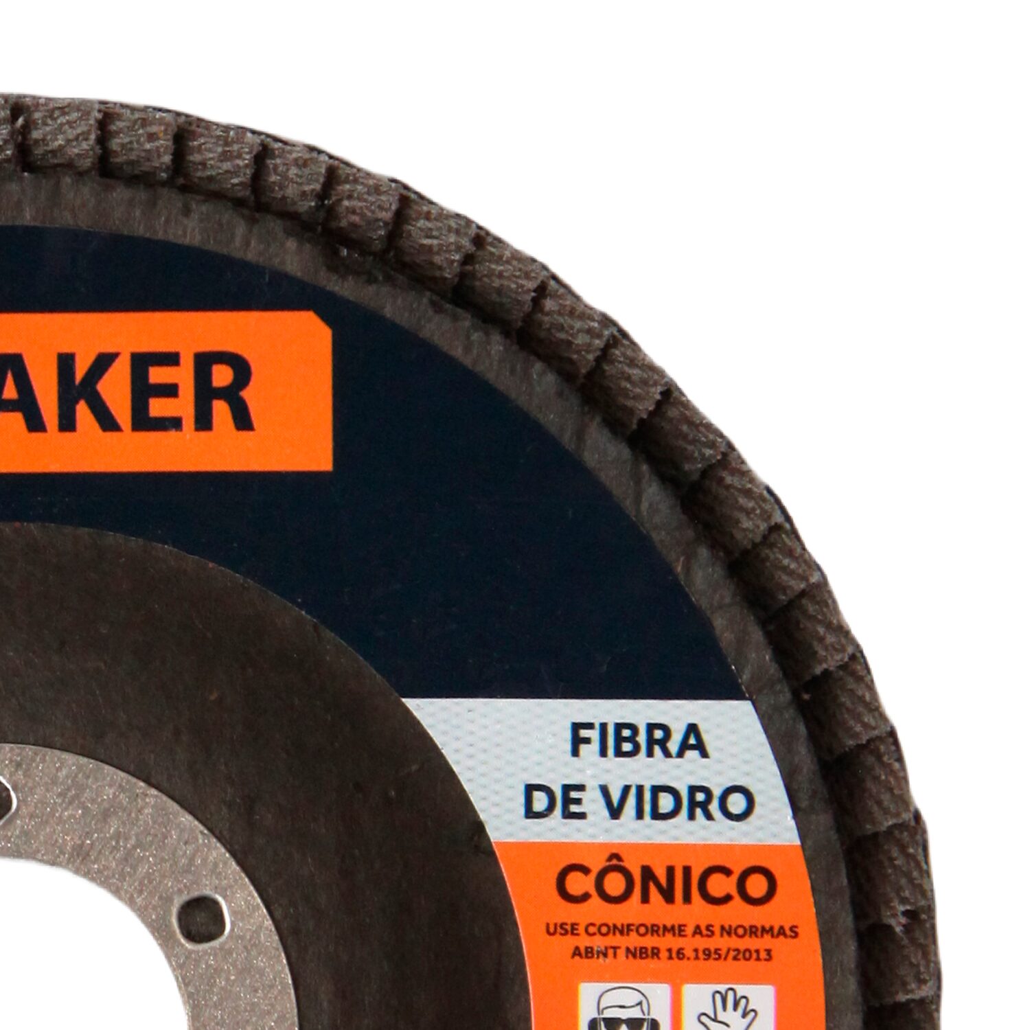 Disco Flap Cônico de Óx. de Alumínio – 115x22,2mm AF 80 - Imagem 4