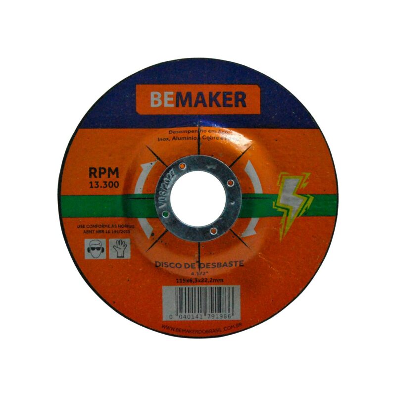 Disco de Desbaste - 115x6,3x22,2mm