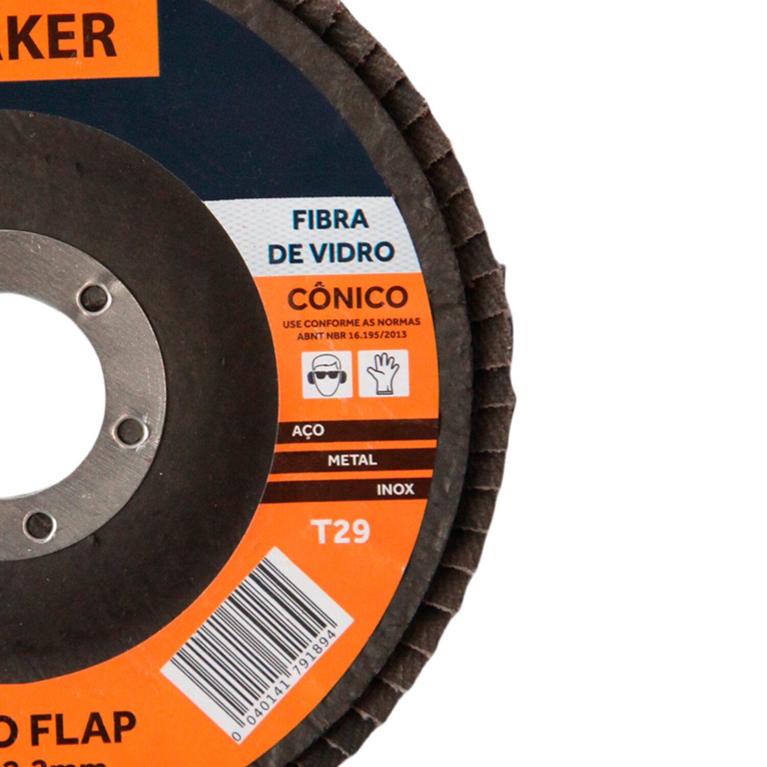 Disco Flap Cônico de Óx. de Alumínio – 115x22,2mm AF100 - Imagem 3