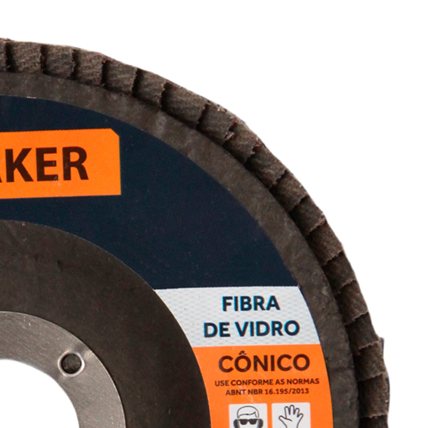 Disco Flap Cônico de Óx. de Alumínio – 115x22,2mm AF100 - Imagem 4