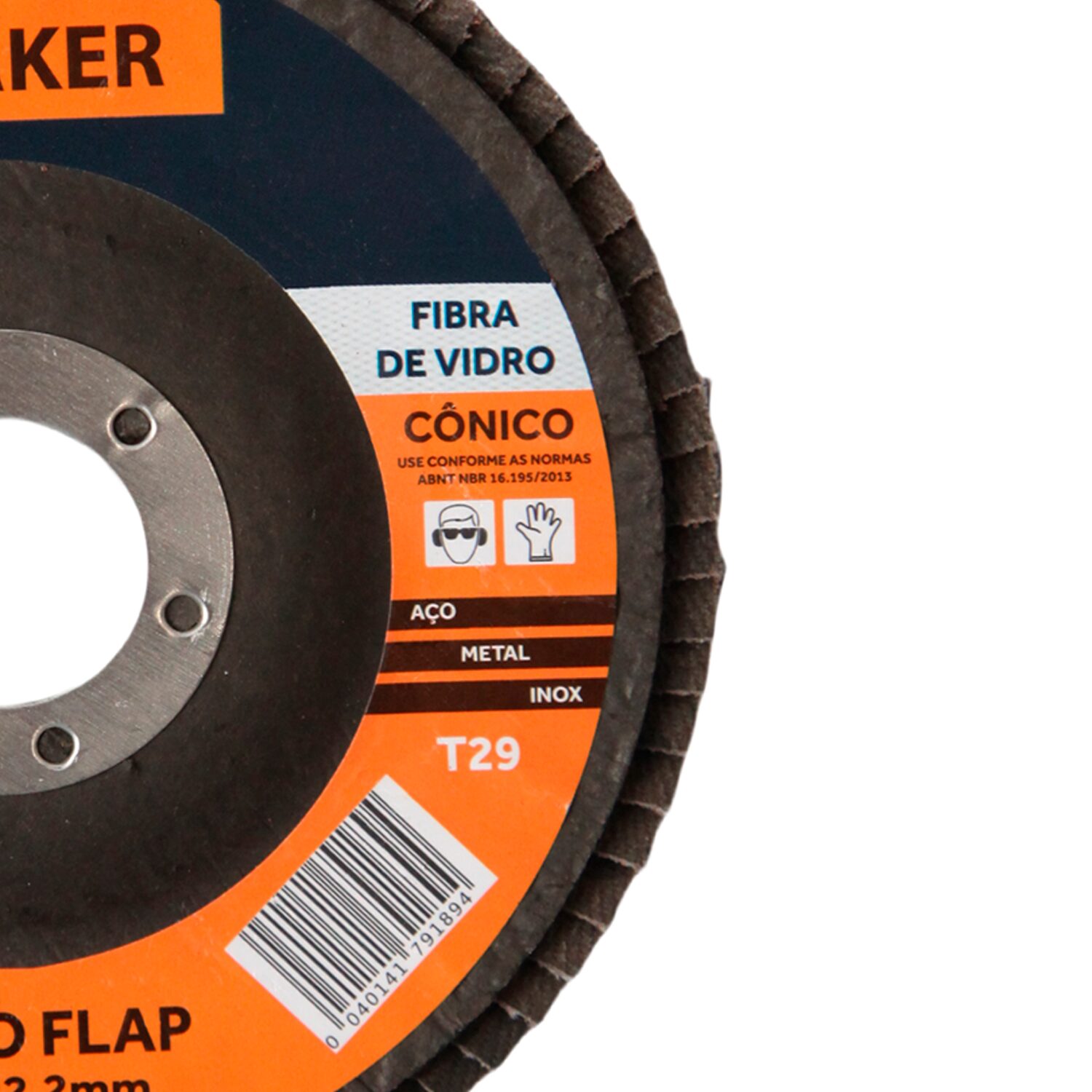 Disco Flap Cônico de Óx. de Alumínio – 115x22,2mm AF 60 - Imagem 3