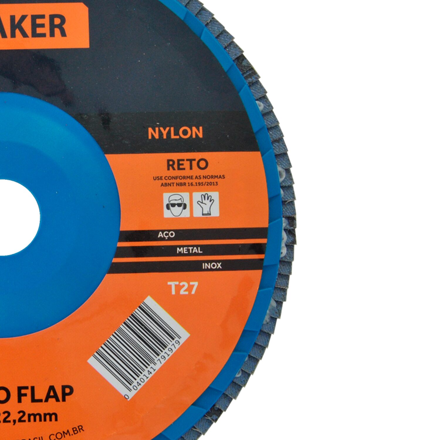 Disco Flap Reto de Óx. de Zircônio - 180x22,2mm ZN120 - Imagem 3