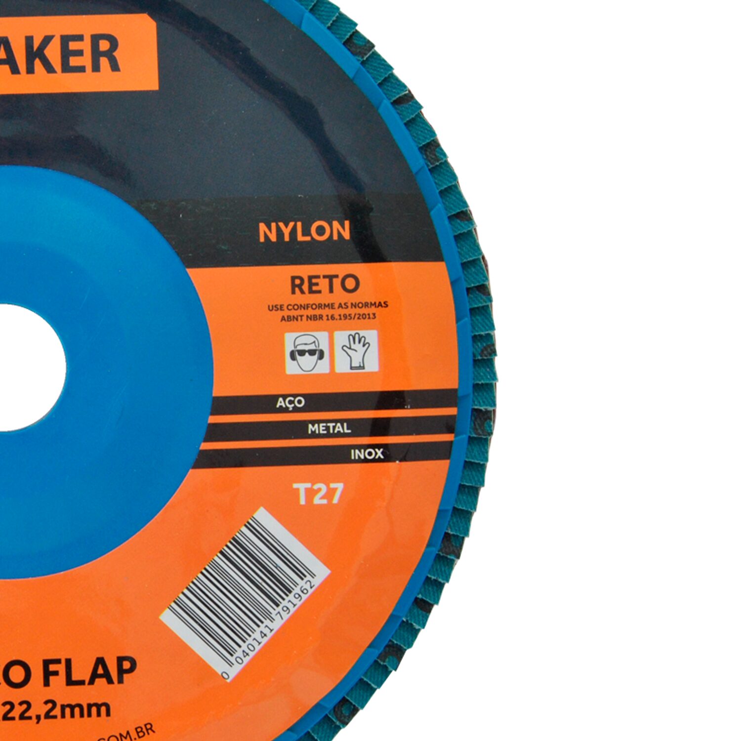 Disco Flap Reto de Óx. de Zircônio - 180x22,2mm ZN 60 - Imagem 3