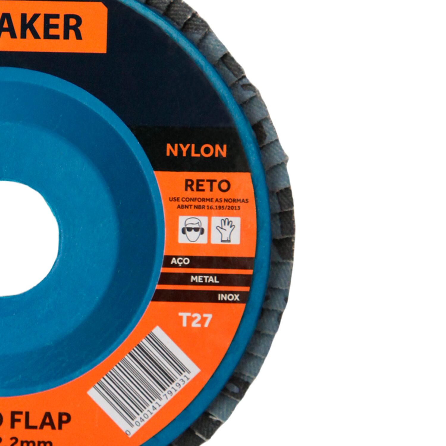 Disco Flap Reto de Óx. de Zircônio - 115x22,2mm ZN 60 - Imagem 3