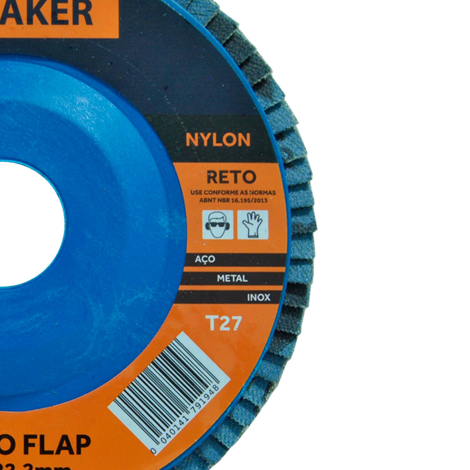 Disco Flap Reto de Óx. de Zircônio - 115x22,2mm ZN 80 - Imagem 3