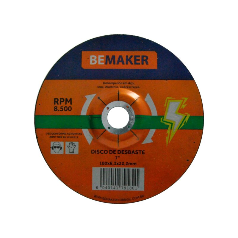 Disco de Desbaste - 180x6,3x22,2mm