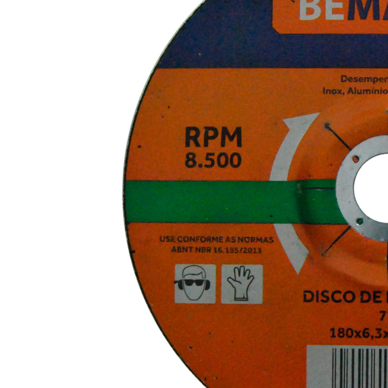 Disco de Desbaste - 180x6,3x22,2mm - Imagem 3