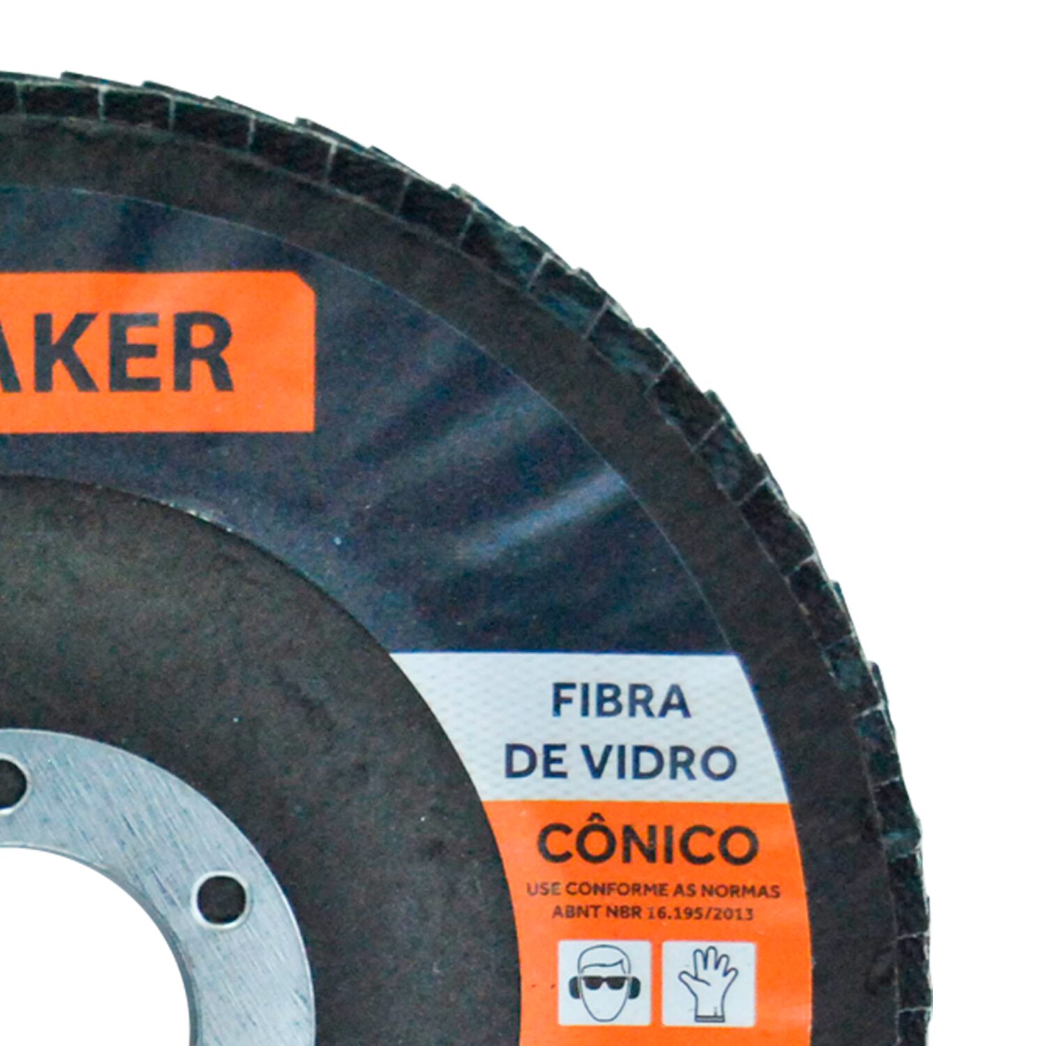 Disco Flap Cônico de Óx. de Alumínio Calcinado – 115x22,2mm CF120 - Imagem 4