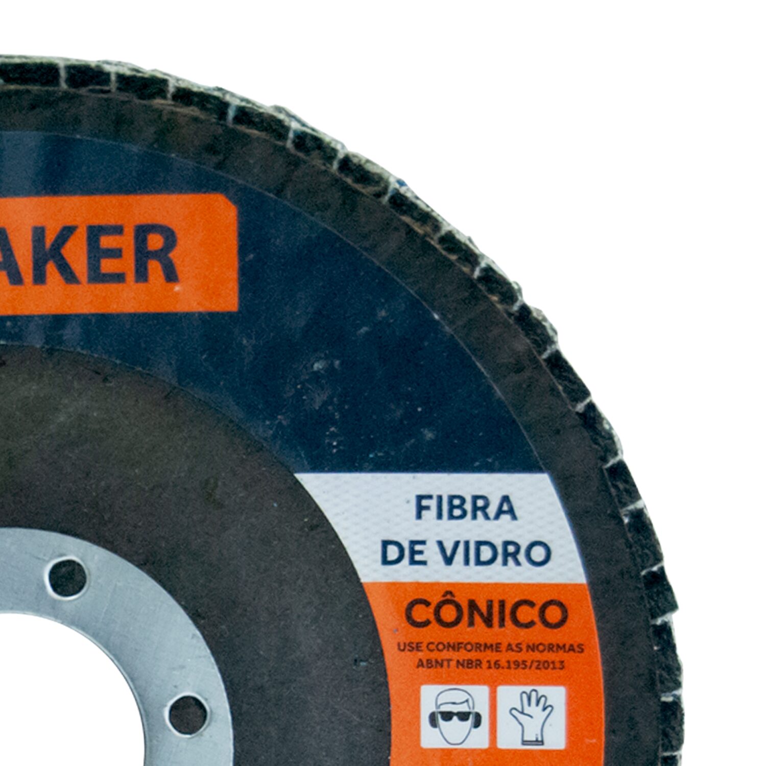 Disco Flap Cônico de Óx. de Alumínio Calcinado – 115x22,2mm CF 40 - Imagem 4