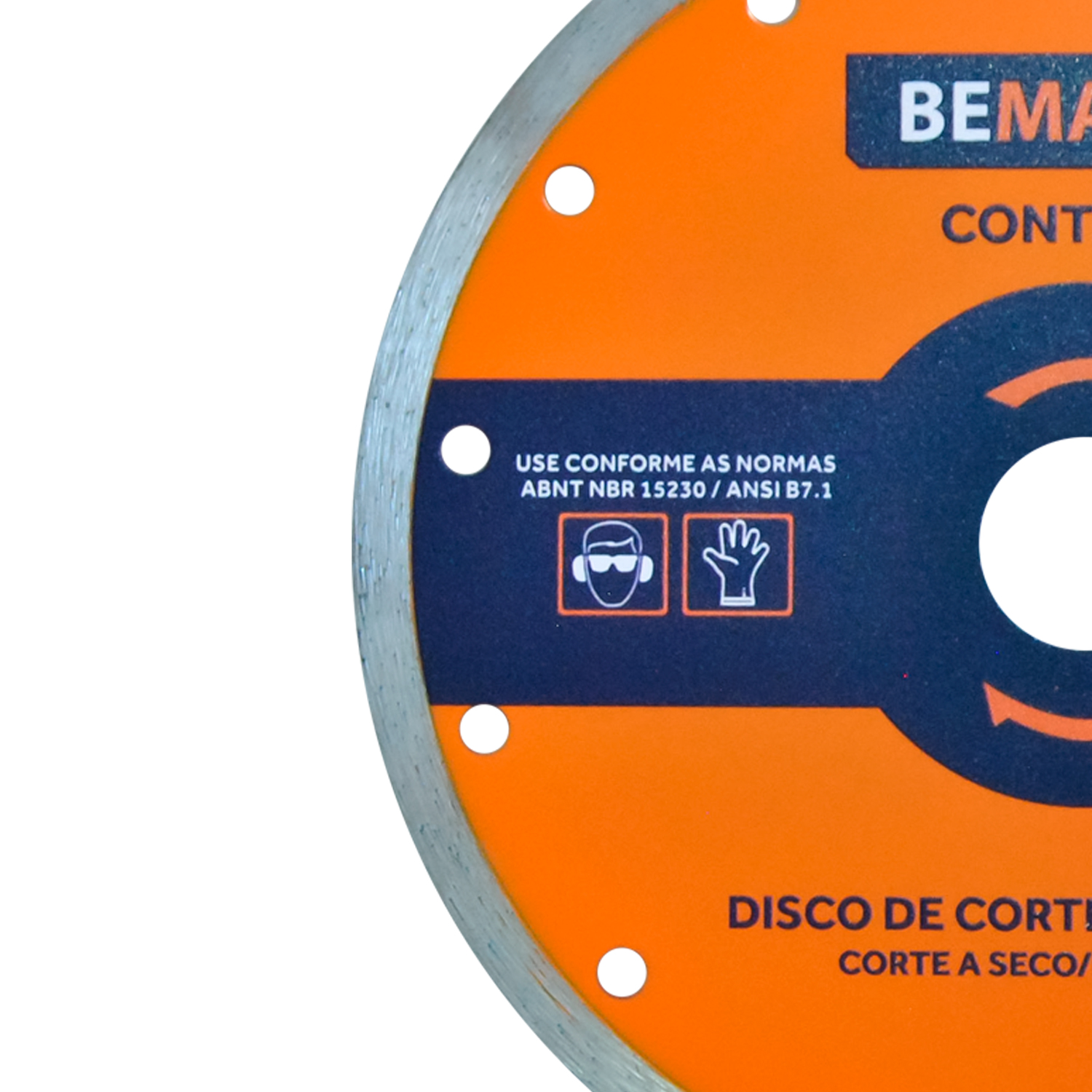 Disco de Corte Diamantado Contínuo - 180x1,9x25,4 mm - Imagem 2