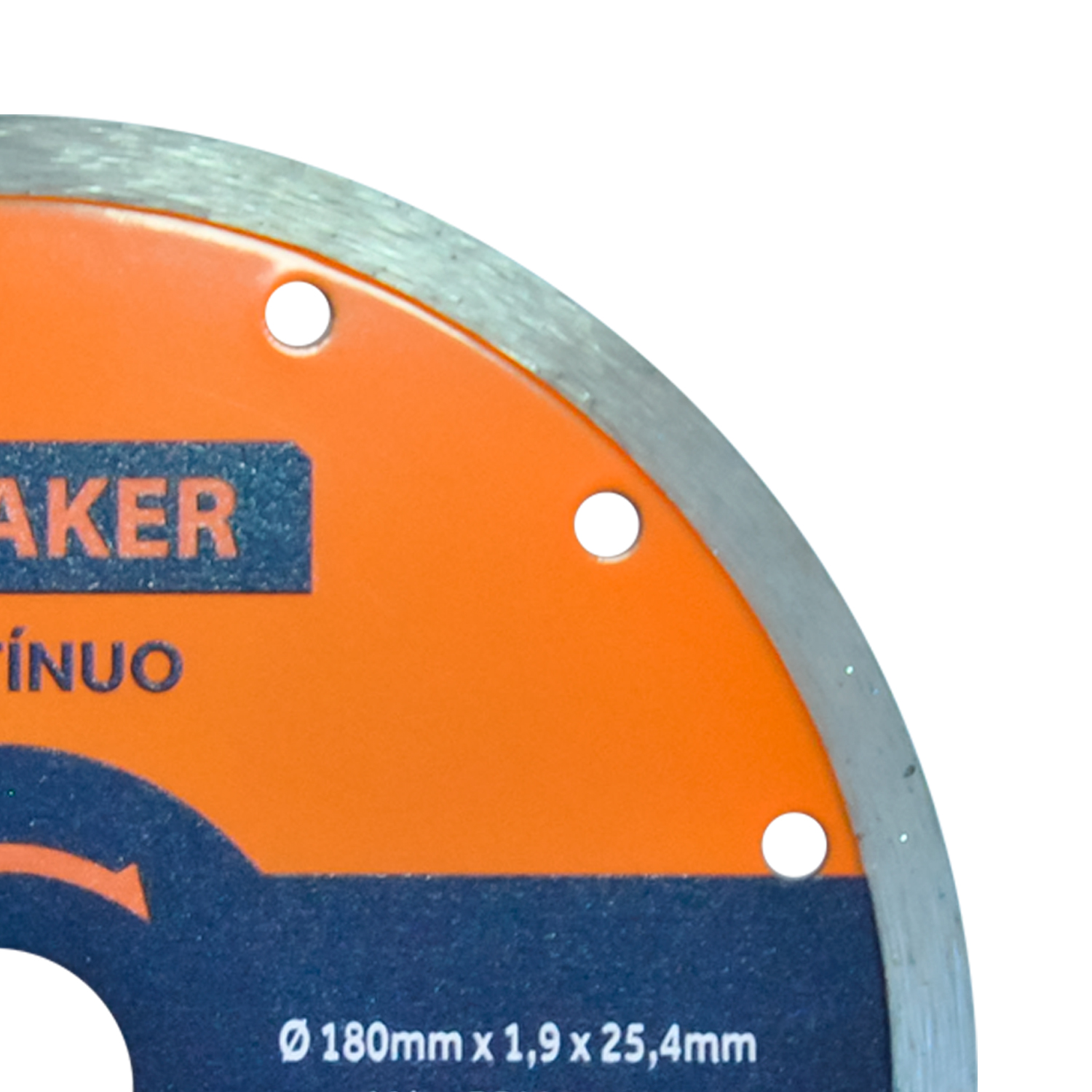 Disco de Corte Diamantado Contínuo - 180x1,9x25,4 mm - Imagem 4