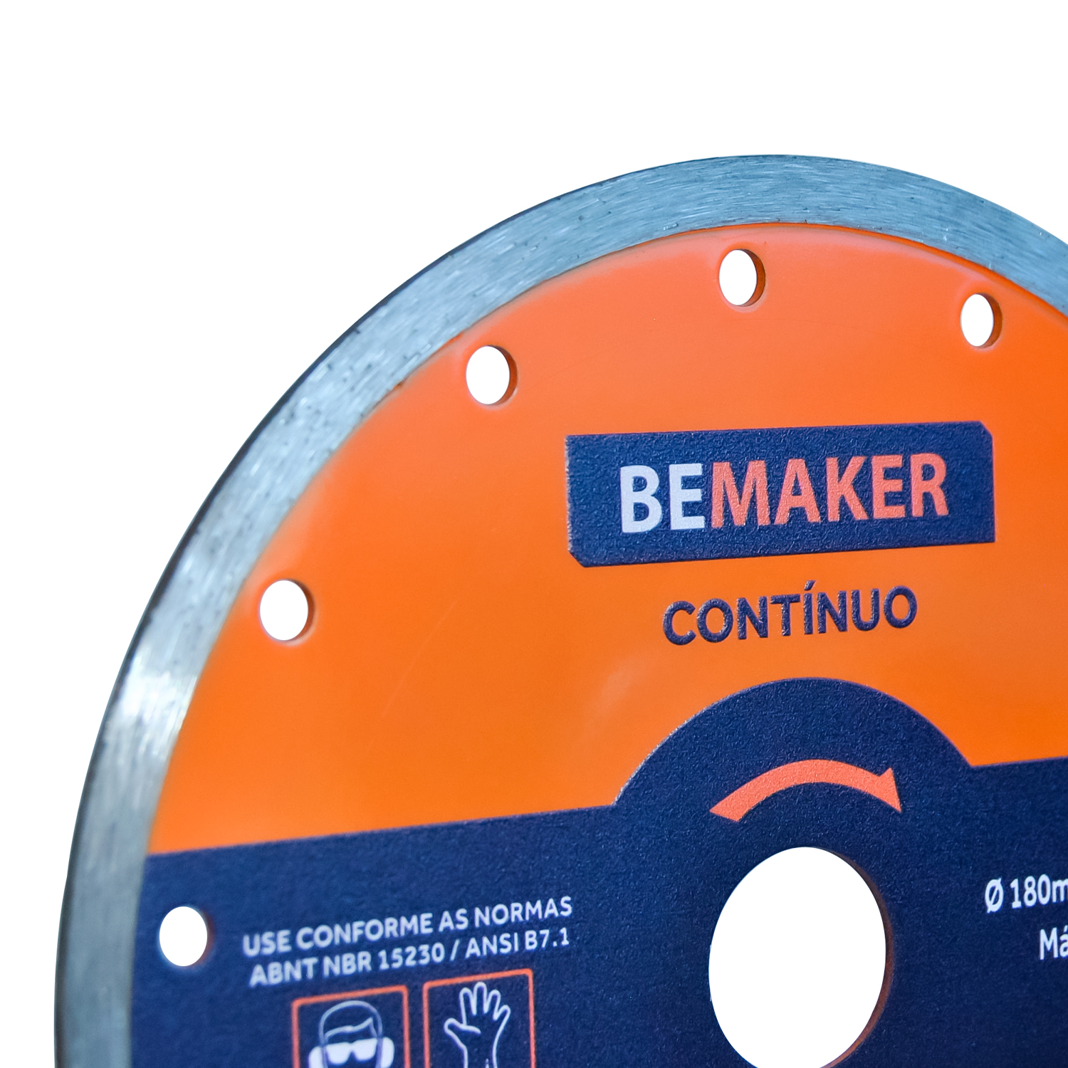 Disco de Corte Diamantado Contínuo - 180x1,9x25,4 mm - Imagem 5