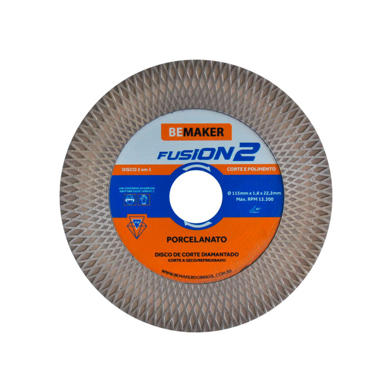 Disco Diamantado Fusion 2 - 115x1,8x22,2 mm