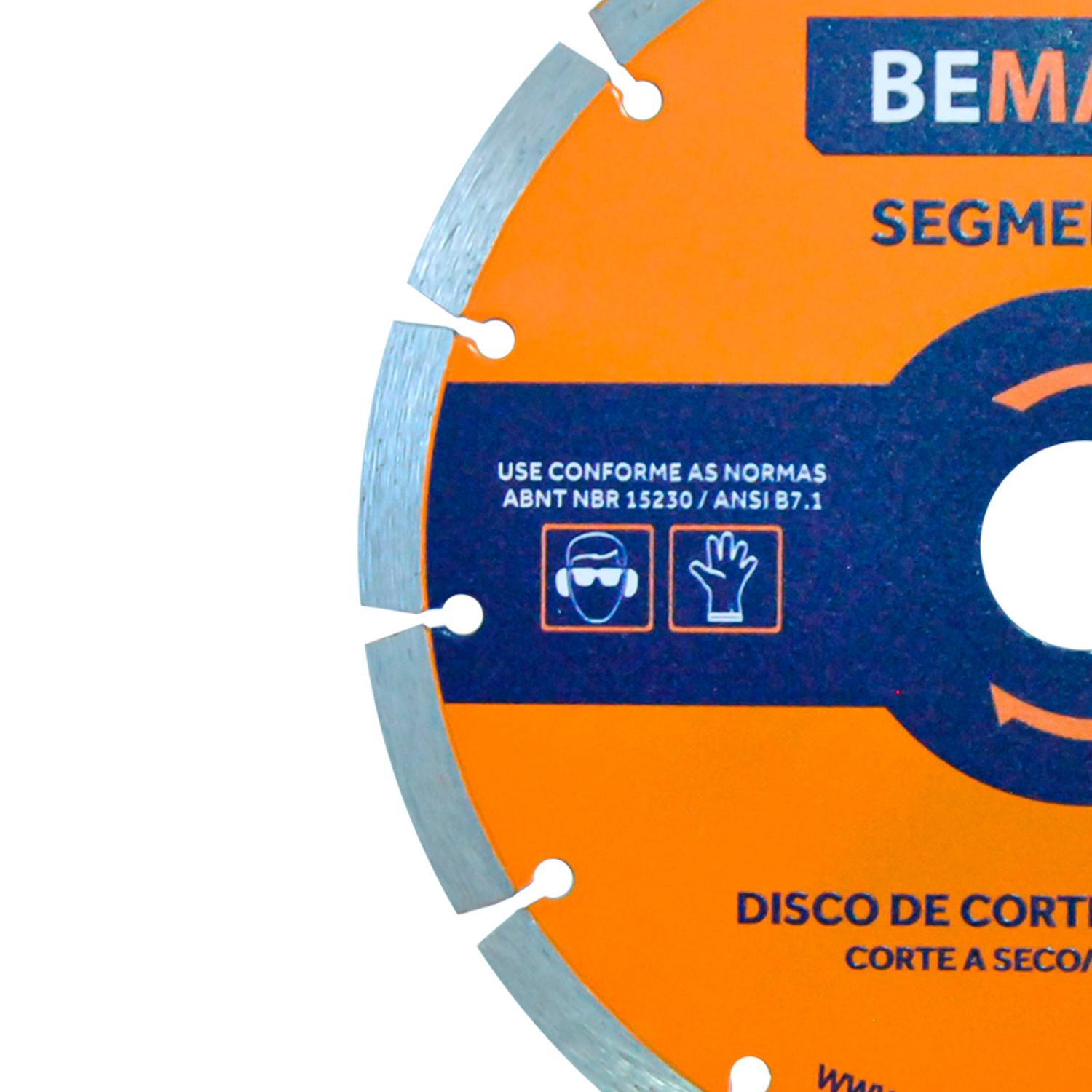 Disco de Corte Diamantado Segmentado - 180x1,9x25,4 mm - Imagem 2