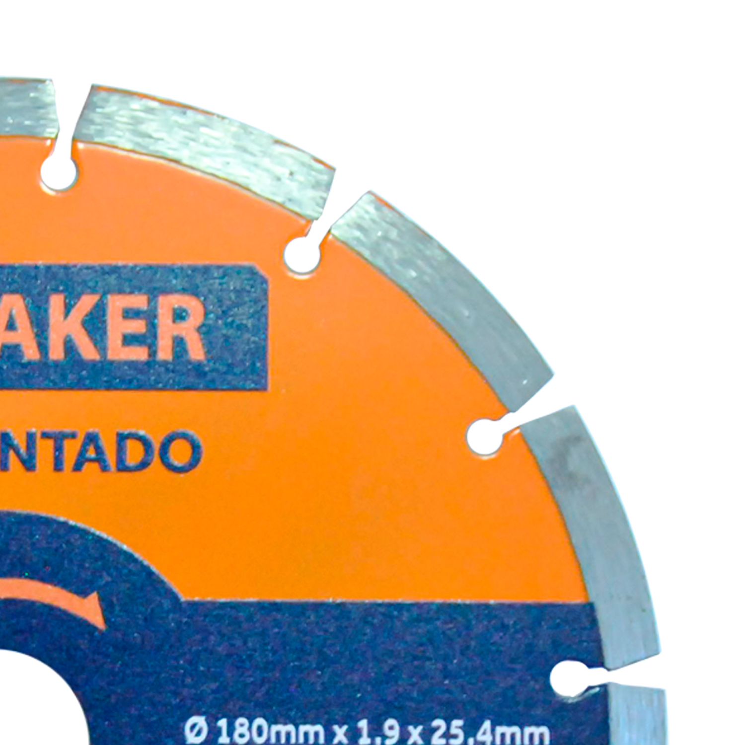 Disco de Corte Diamantado Segmentado - 180x1,9x25,4 mm - Imagem 4