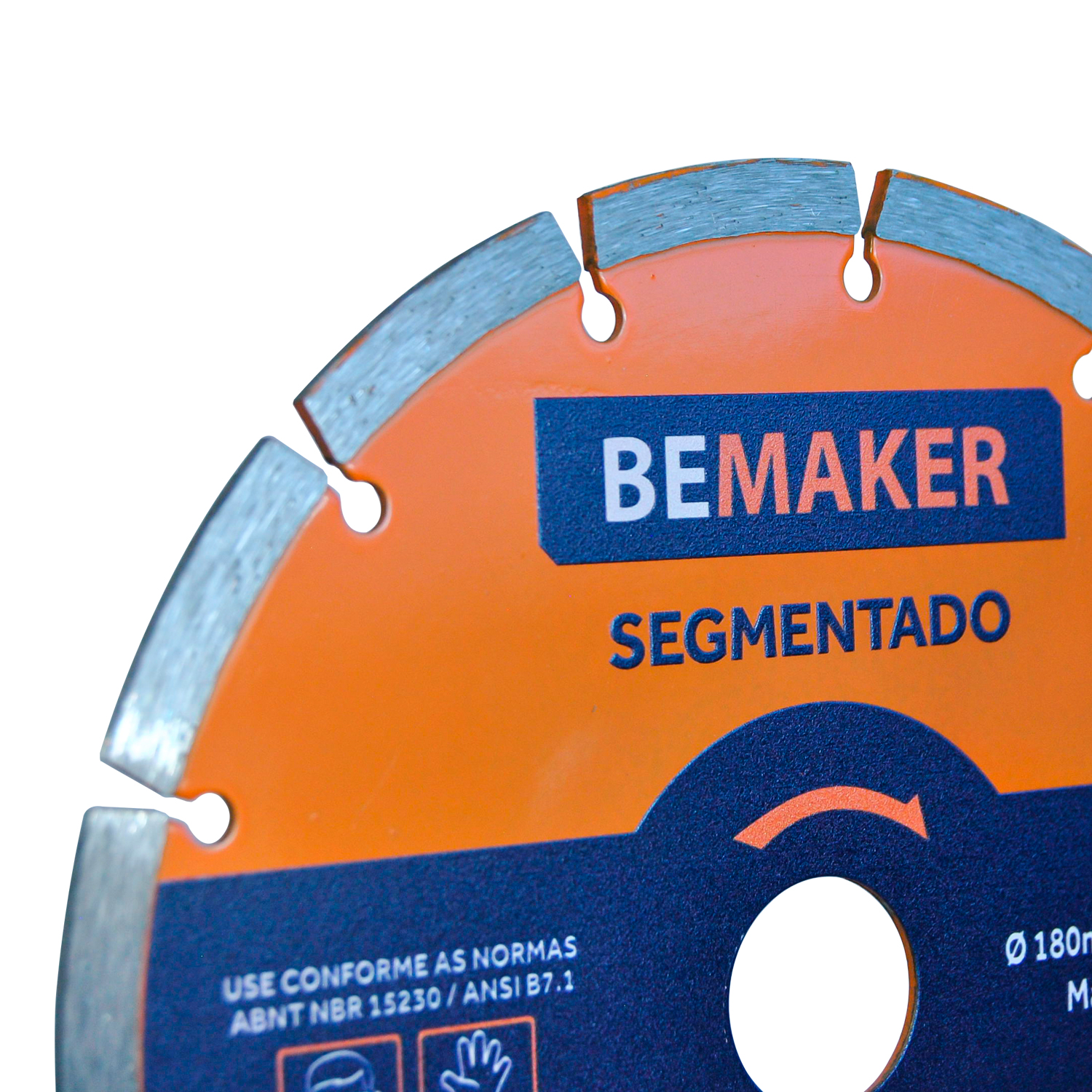 Disco de Corte Diamantado Segmentado - 180x1,9x25,4 mm - Imagem 5