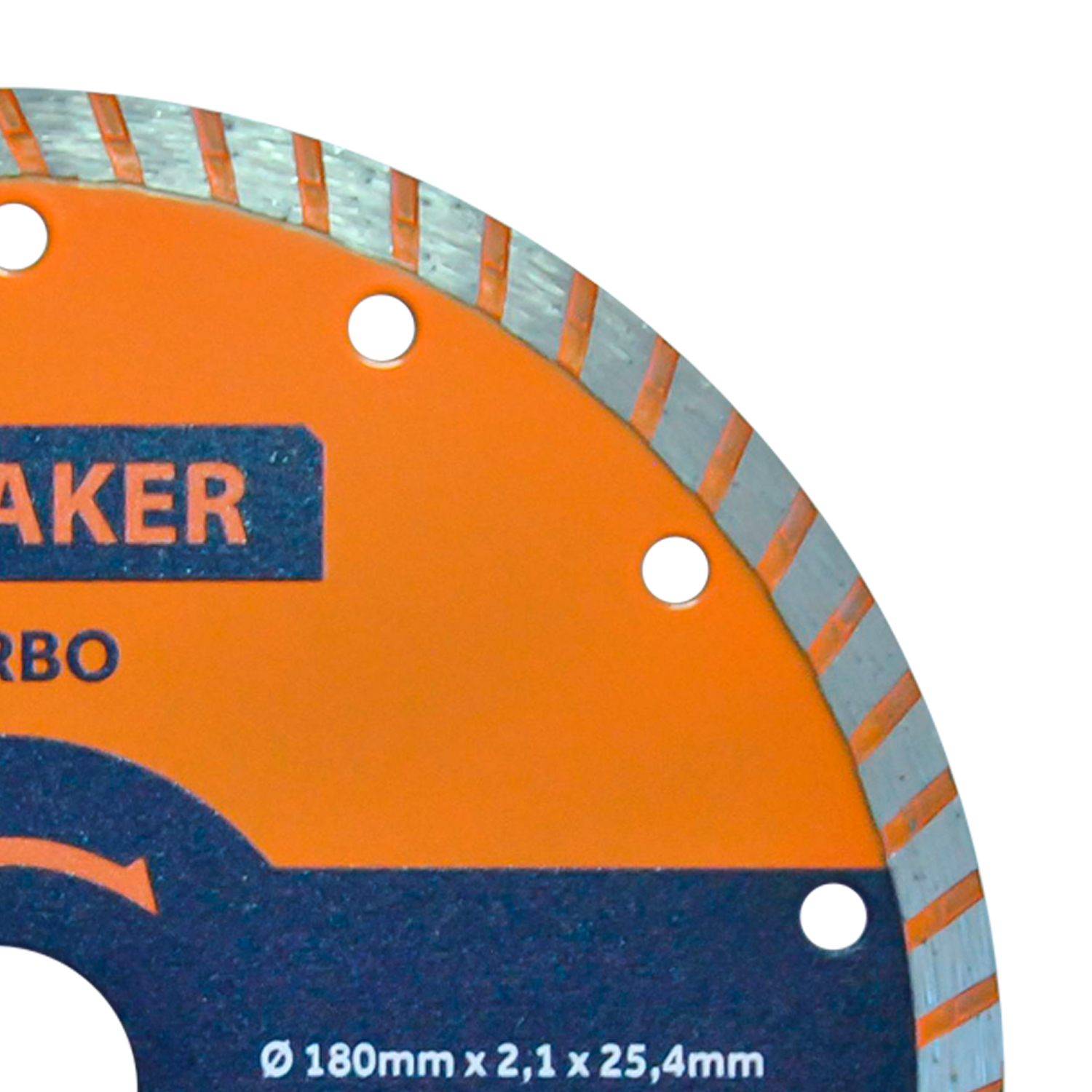Disco de Corte Diamantado Turbo - 180x2,1x25,4 mm - Imagem 4