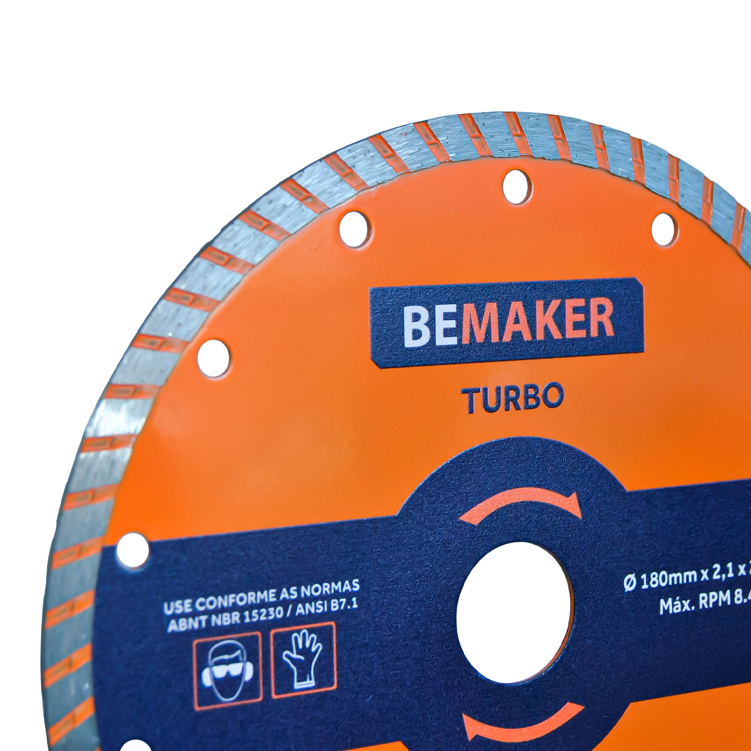 Disco de Corte Diamantado Turbo - 180x2,1x25,4 mm - Imagem 5