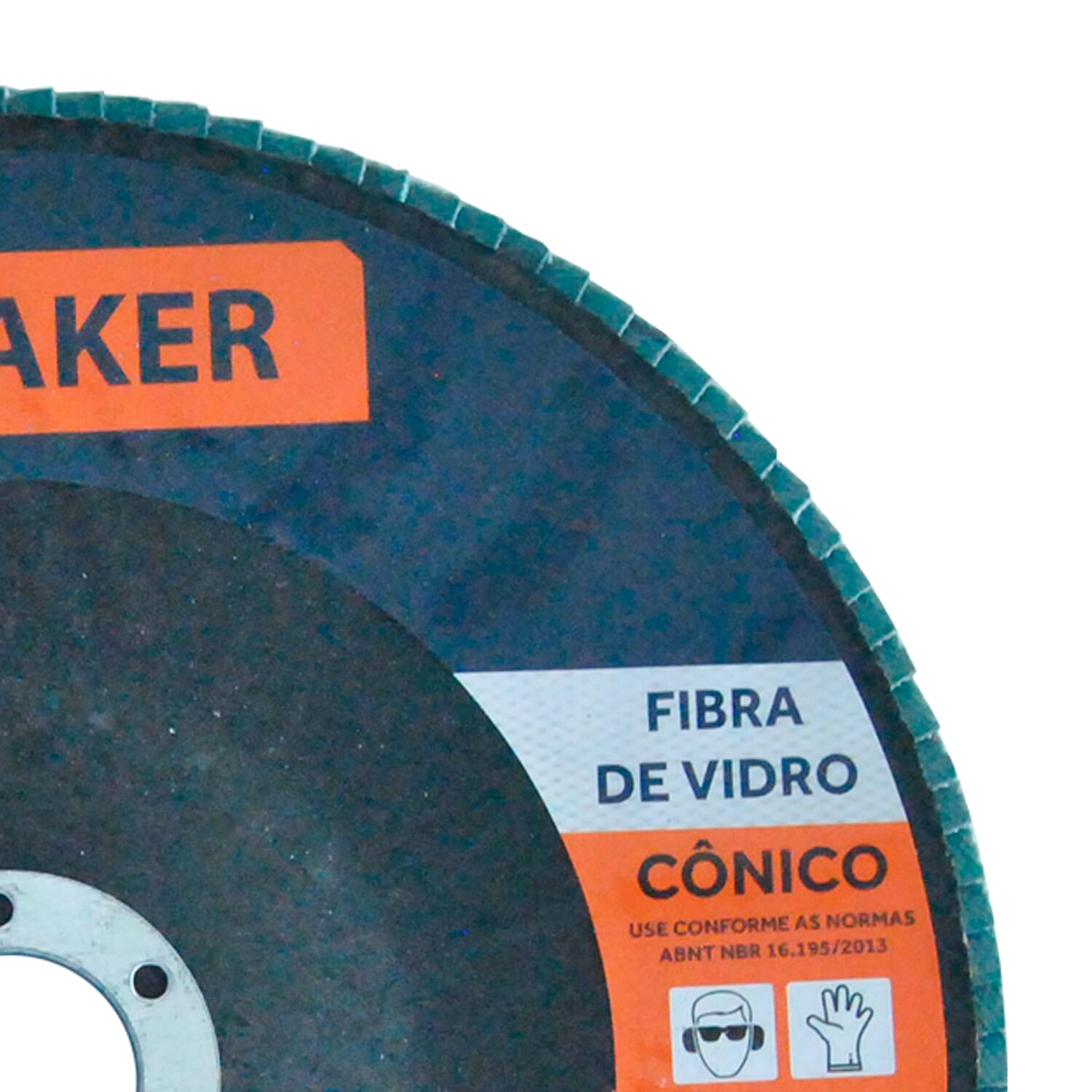 Disco Flap Cônico de Óx. de Zircônio – 180x22,2mm ZF100 - Imagem 4