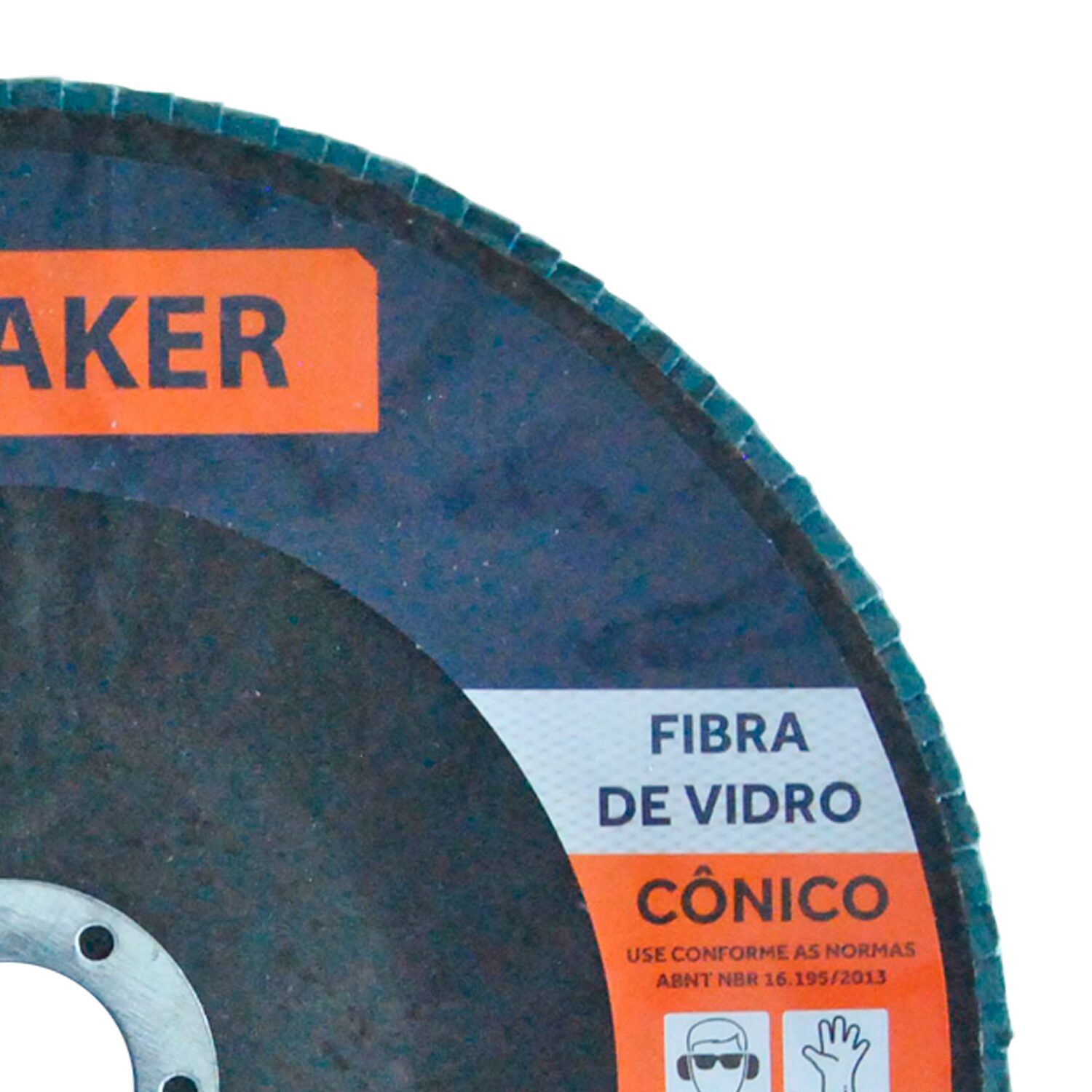 Disco Flap Cônico de Óx. de Zircônio – 180x22,2mm ZF120 - Imagem 4