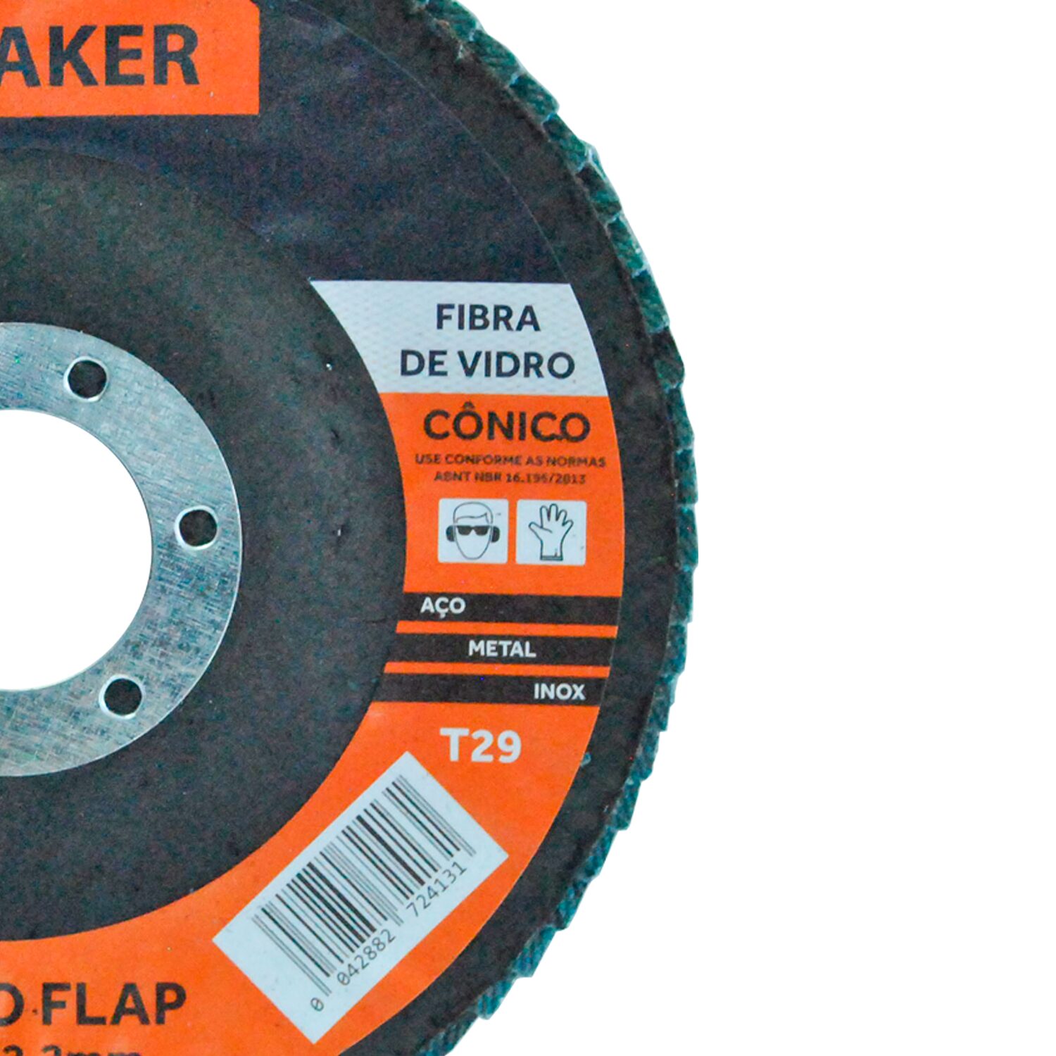 Disco Flap Cônico de Óx. de Zircônio – 115x22,2mm ZF 40 - Imagem 3