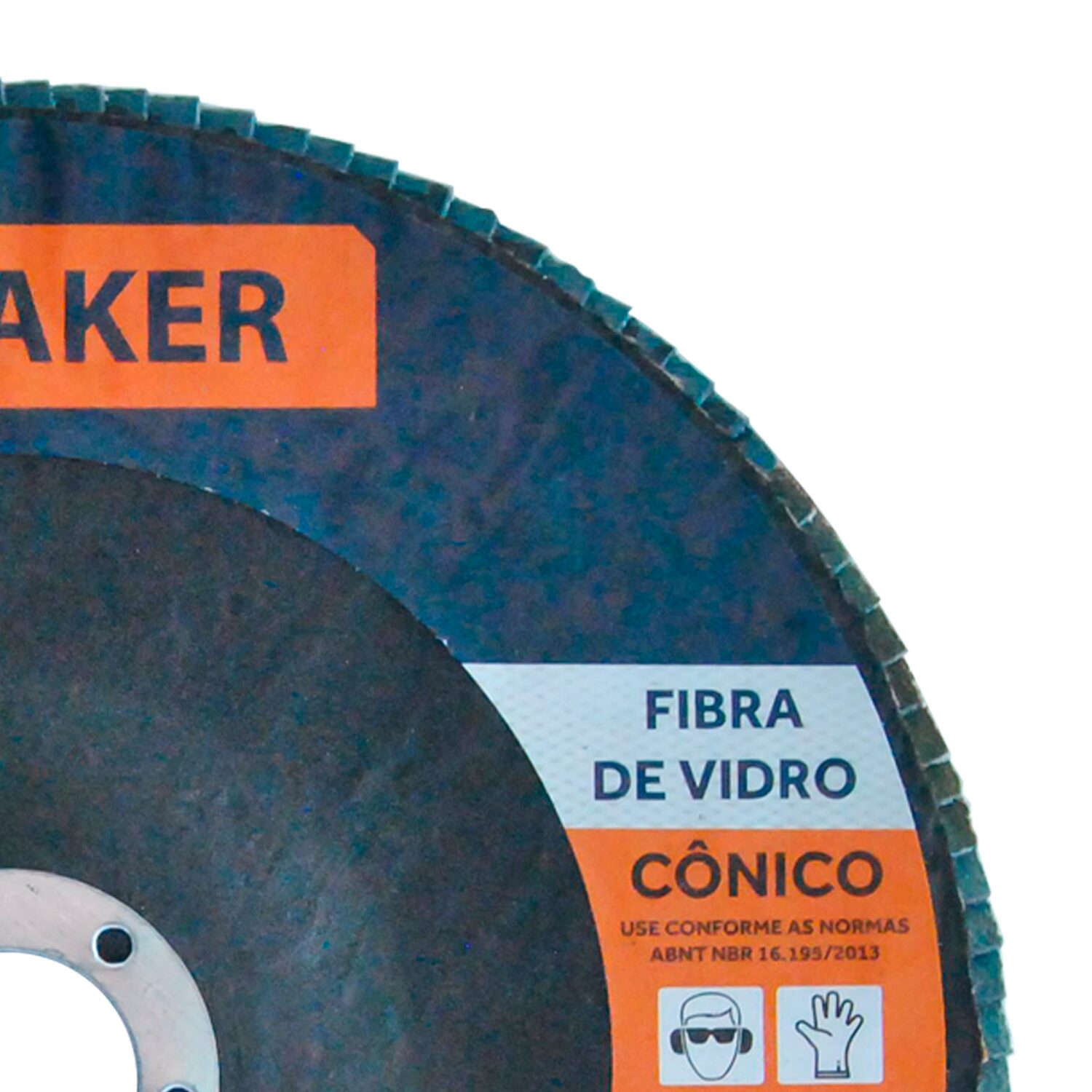 Disco Flap Cônico de Óx. de Zircônio – 180x22,2mm ZF 60 - Imagem 4