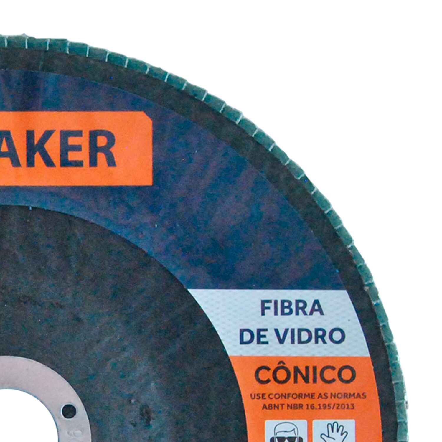 Disco Flap Cônico de Óx. de Zircônio – 180x22,2mm ZF 80 - Imagem 4